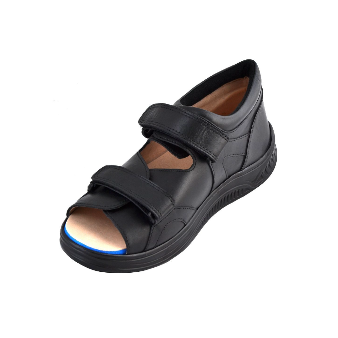 diabetic footwear or shoes fitted with custom insoles