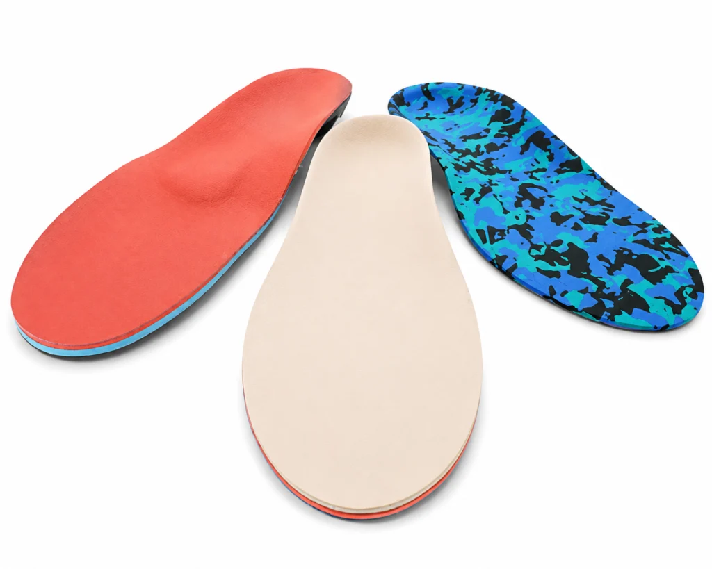 image showing different customised insoles